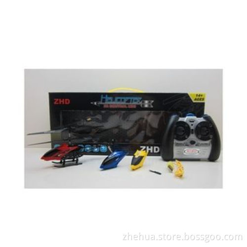 Colorful-design alloy 3CH mini helicopter with gyro-control and battery-protection device
